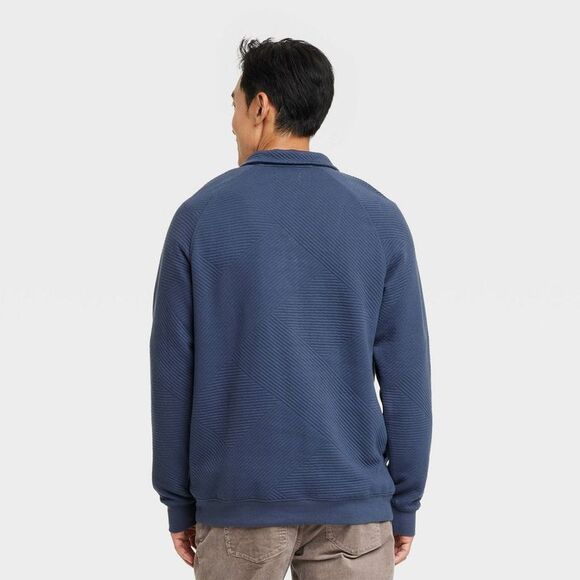Goodfellow & Co Blue Pullover Sweatshirt - Picture 2 of 3